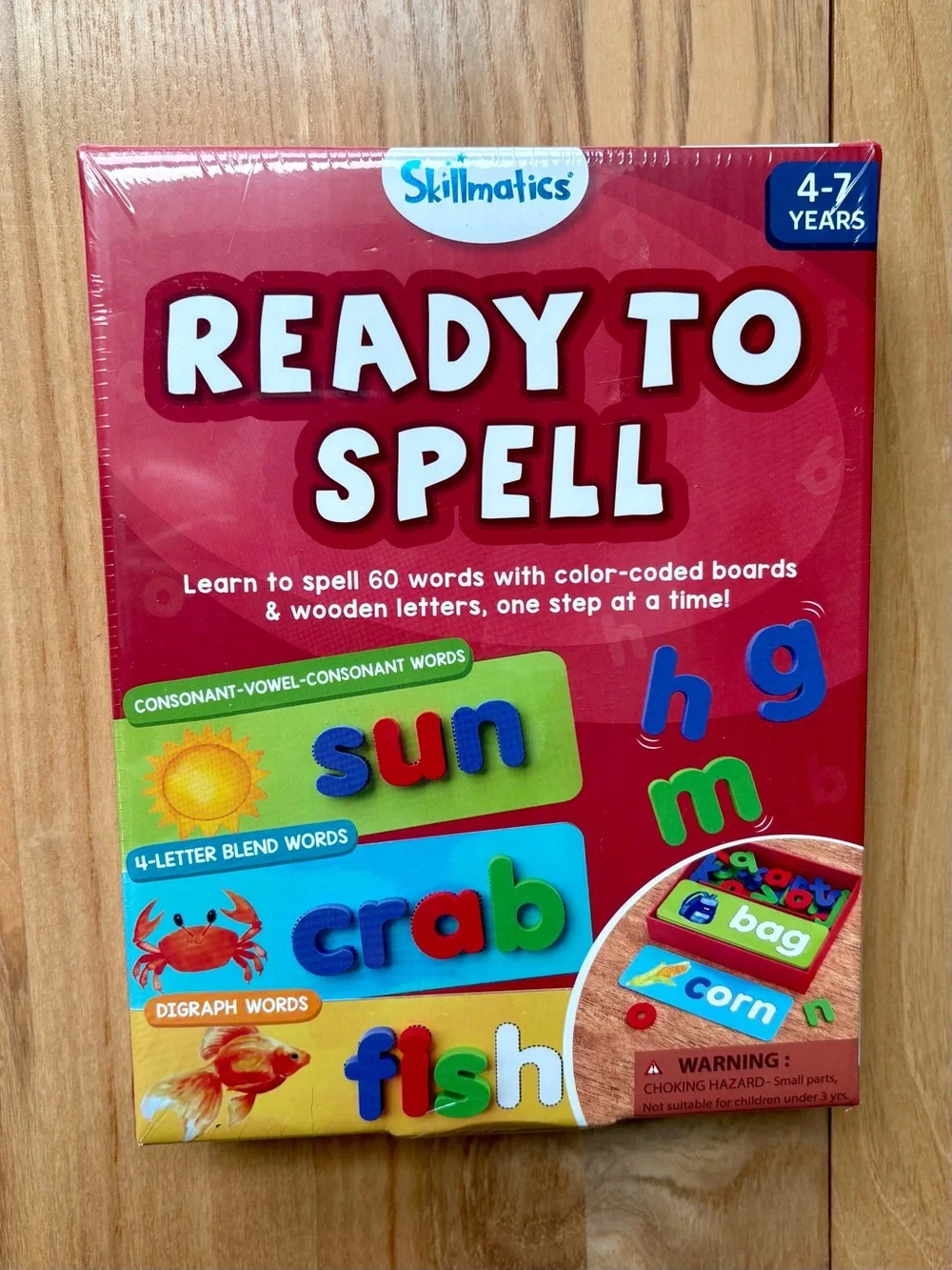 Skillmatics Ready to Spell Learning Game Ages 4-7 NEW Sealed